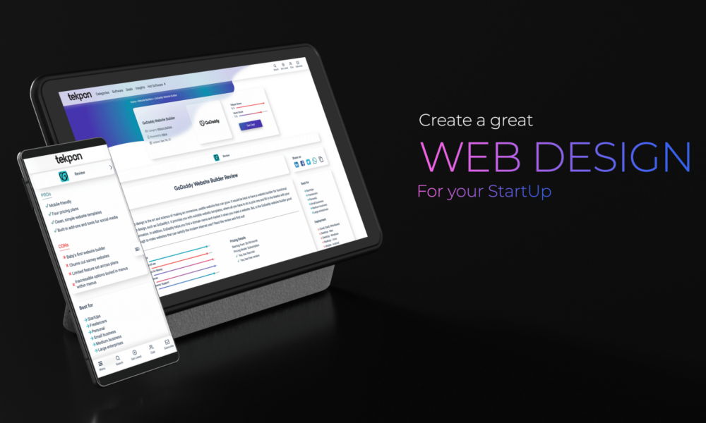 website design for startup