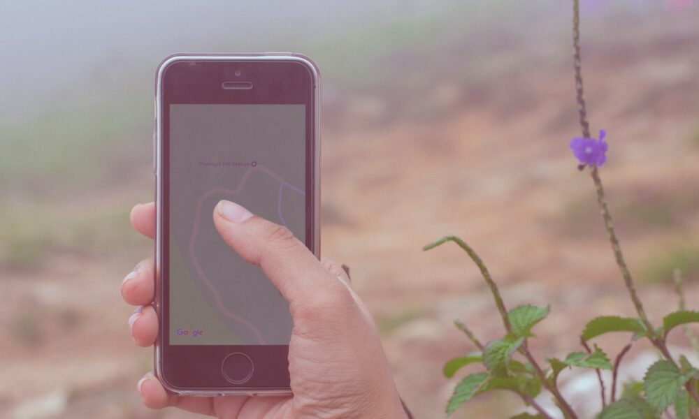 person holding iPhone