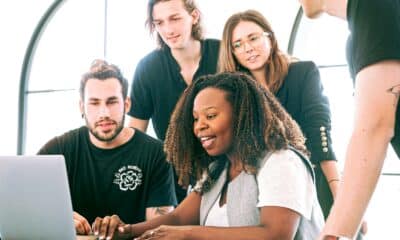 Woman Sharing Her Presentation with her Colleagues