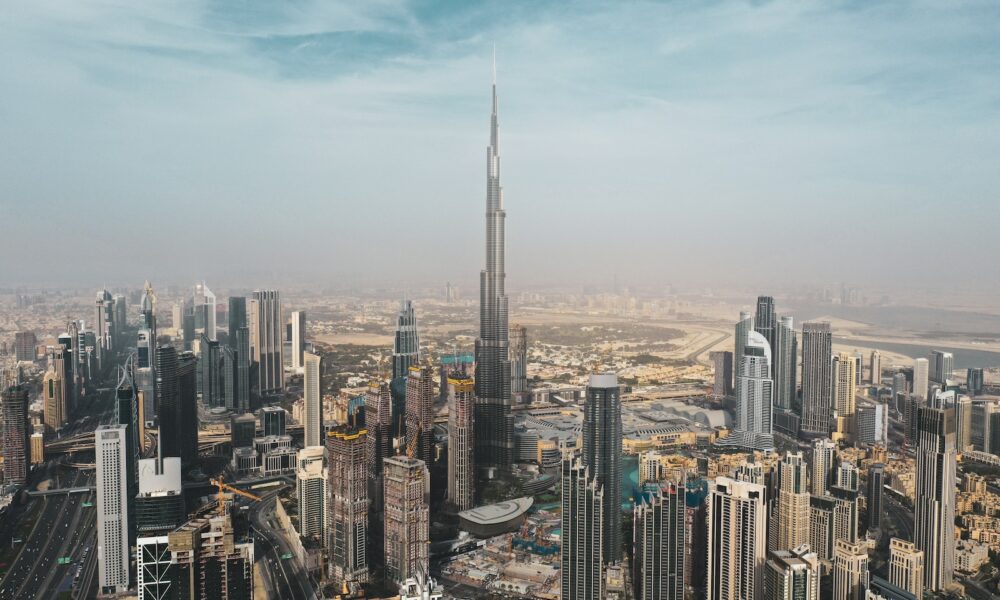 Aerial Photo Of City Under The Blue Sky