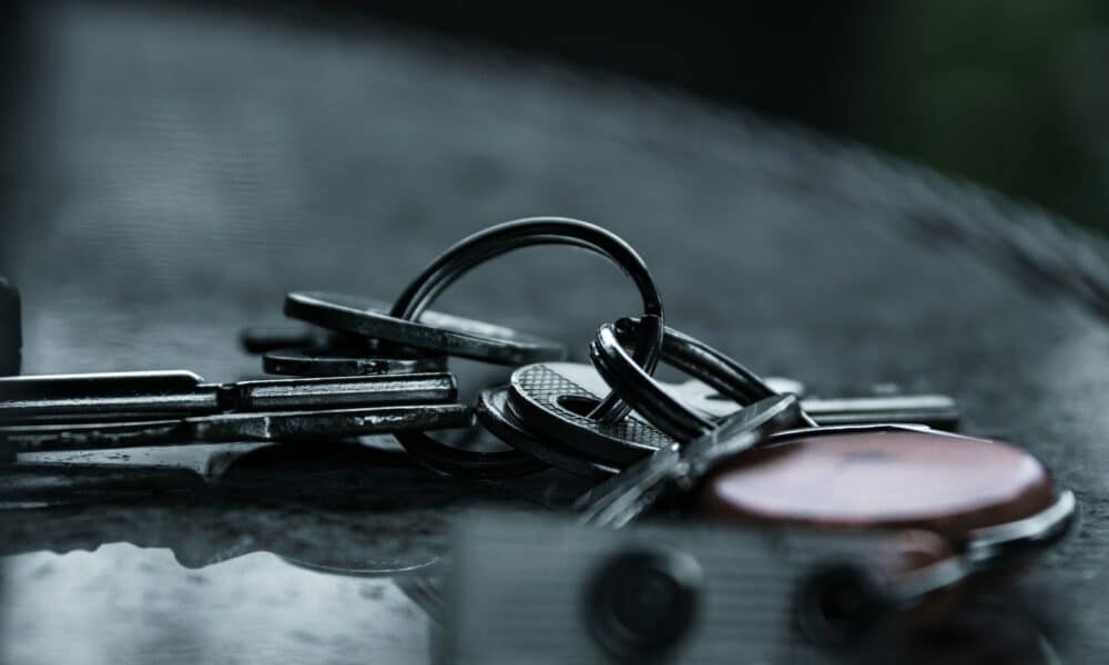 Silver Keys In Close Up Photography