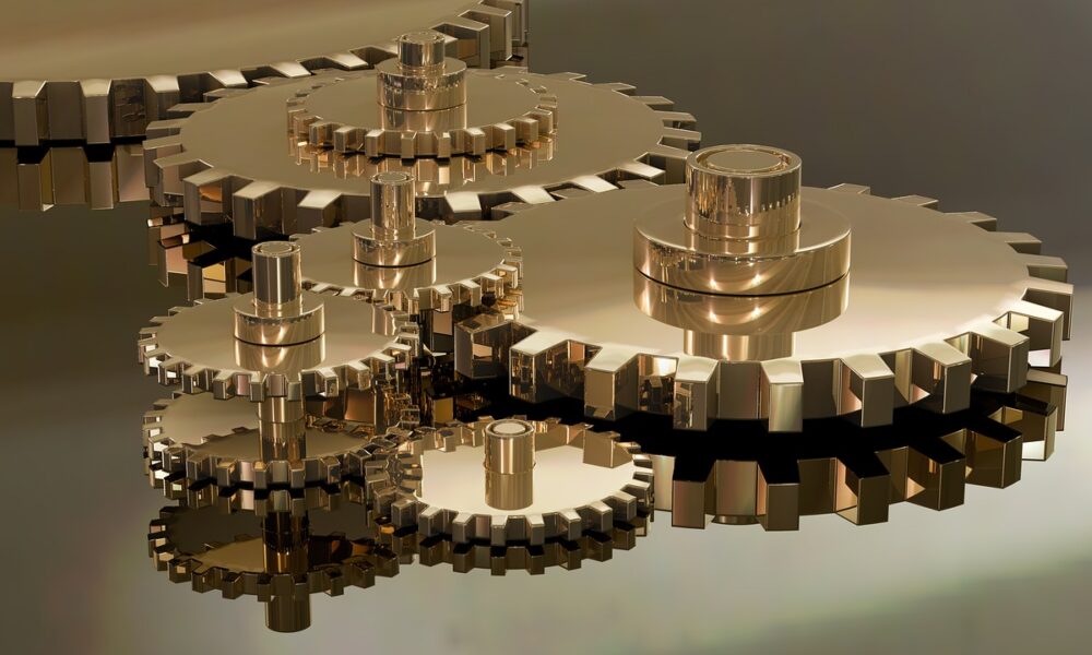 cog wheels, gear wheels, machine