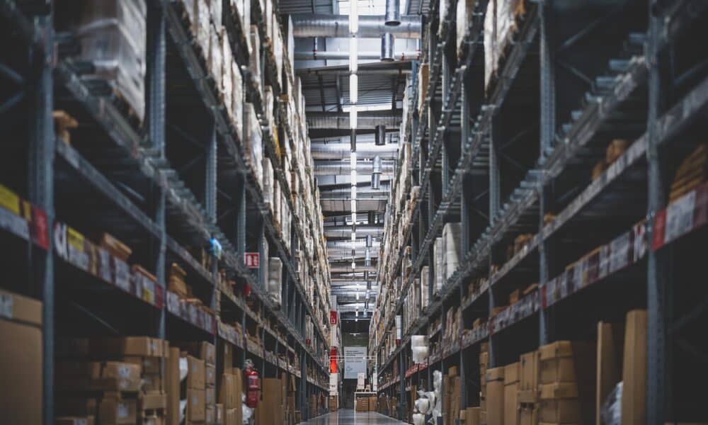 store, stacks, shelves