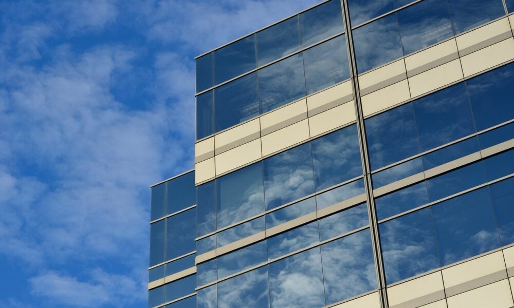 office, building, cloud