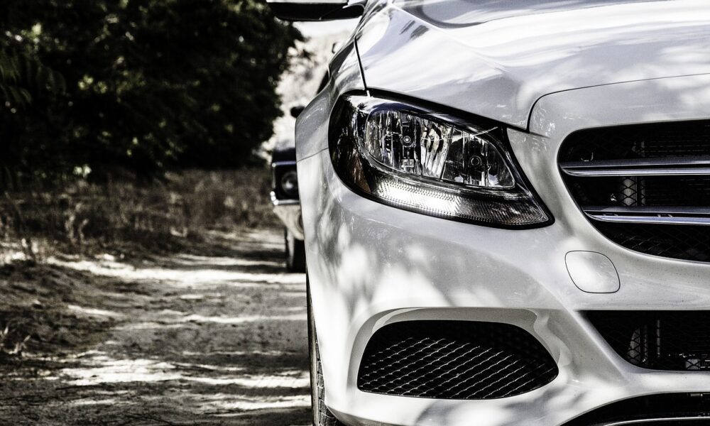 mercedes-benz, car, white