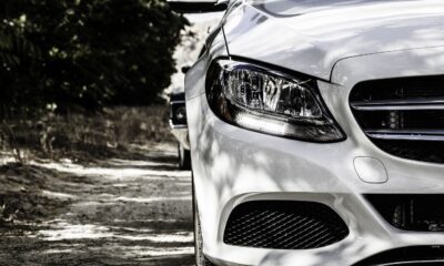 mercedes-benz, car, white