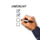 checklist, list, hand