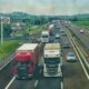 highway, road, trucks