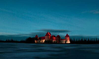 Structural Photography of Castle during Nighttime