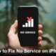 how to fix no service on iphone