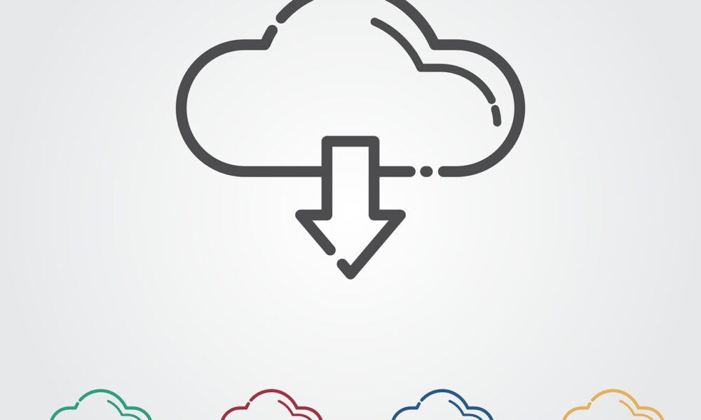 download, cloud, icon