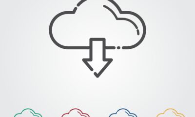 download, cloud, icon