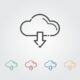 download, cloud, icon