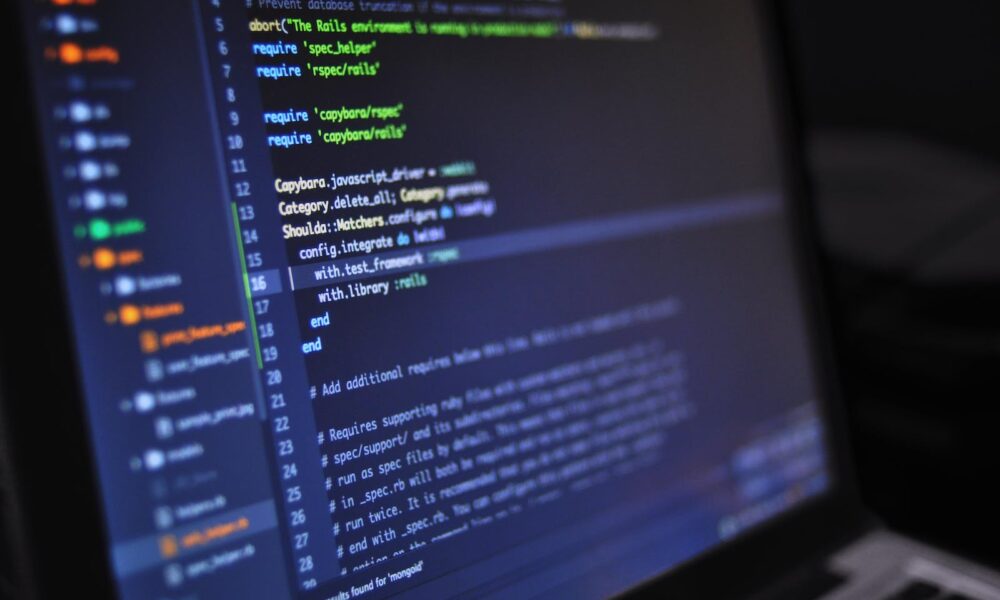 Close Up Photo of Programming of Codes