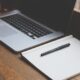 desk, laptop, notebook