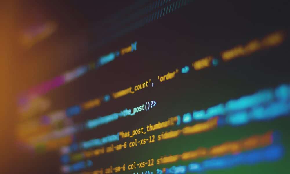 shallow focus photography of computer codes
