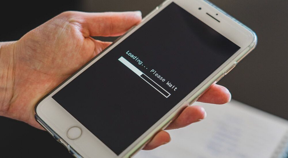 Mobile phone uploading and downloading