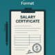 Salary Certificate Format