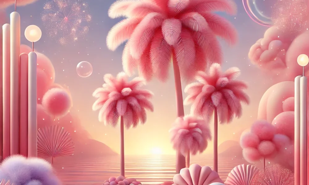 Pink Palm Puff