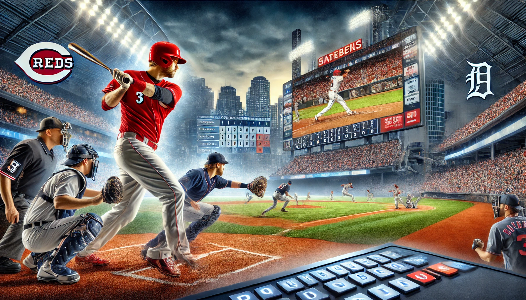 Cincinnati Reds vs Detroit Tigers Match Player Stats