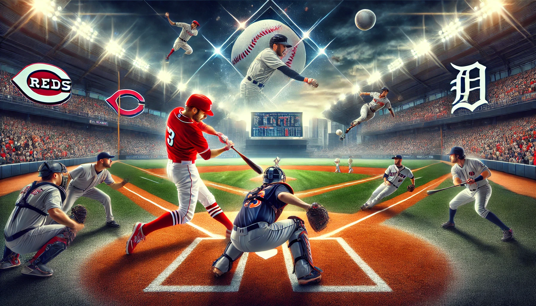 Cincinnati Reds vs Detroit Tigers Match Player Stats