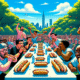 hot dog eating contest