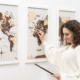 wooden world map
