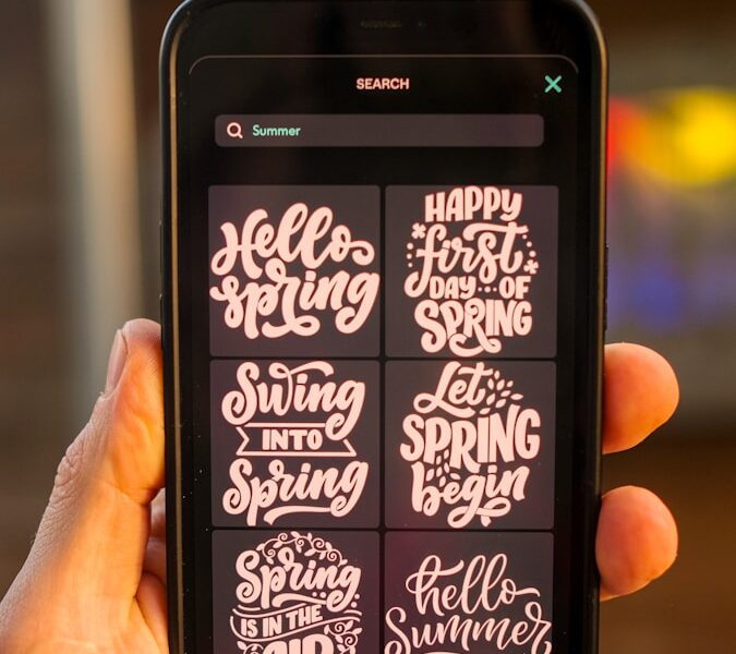 a person holding a cell phone