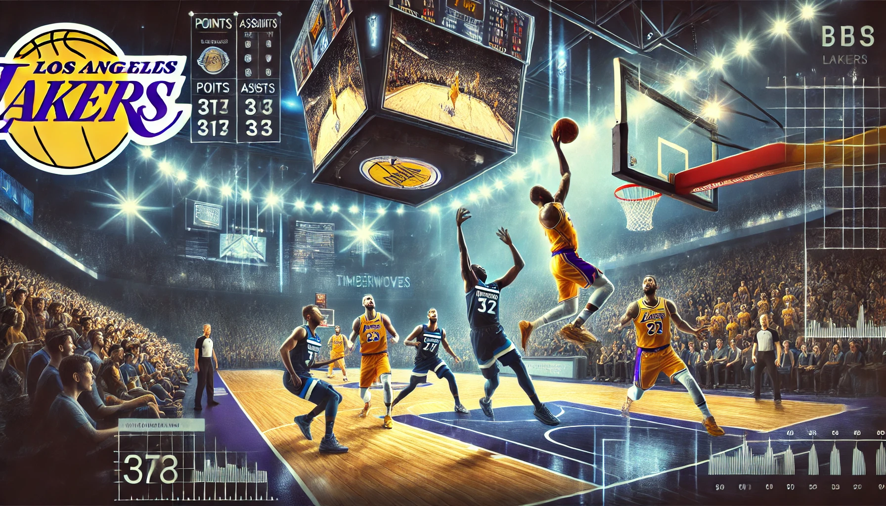 Lakers vs Timberwolves Match Player Stats