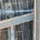 brown wooden frame with clear glass window