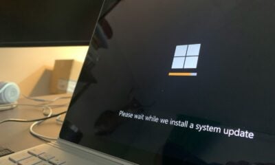 black and white laptop computer