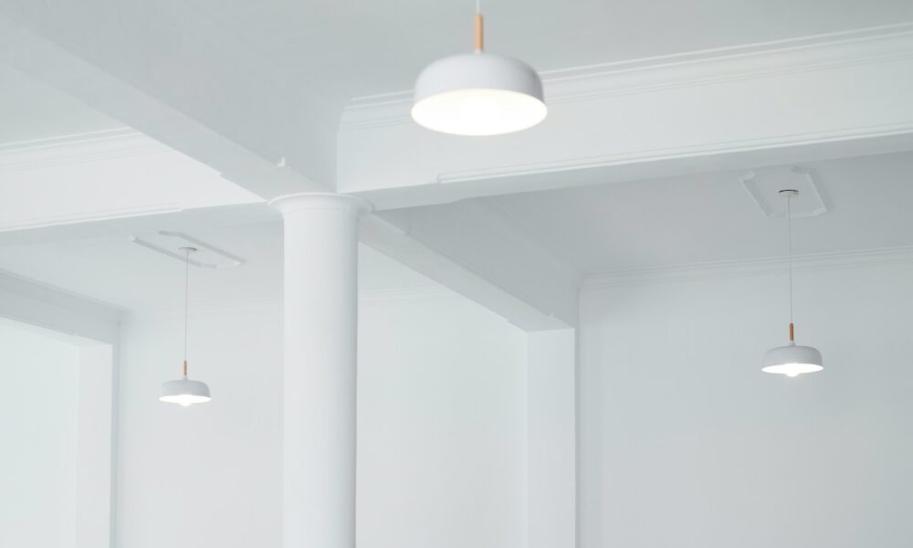 grey pendant lamps