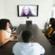 five person on the conference room