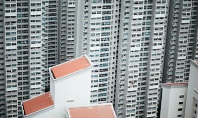 white and orange concrete building
