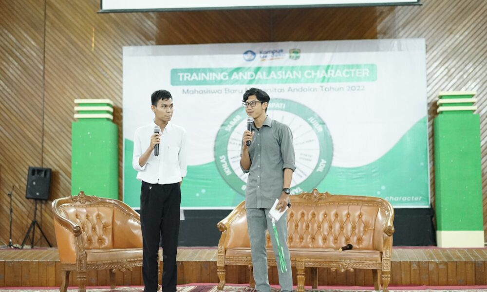 a couple of men on a stage