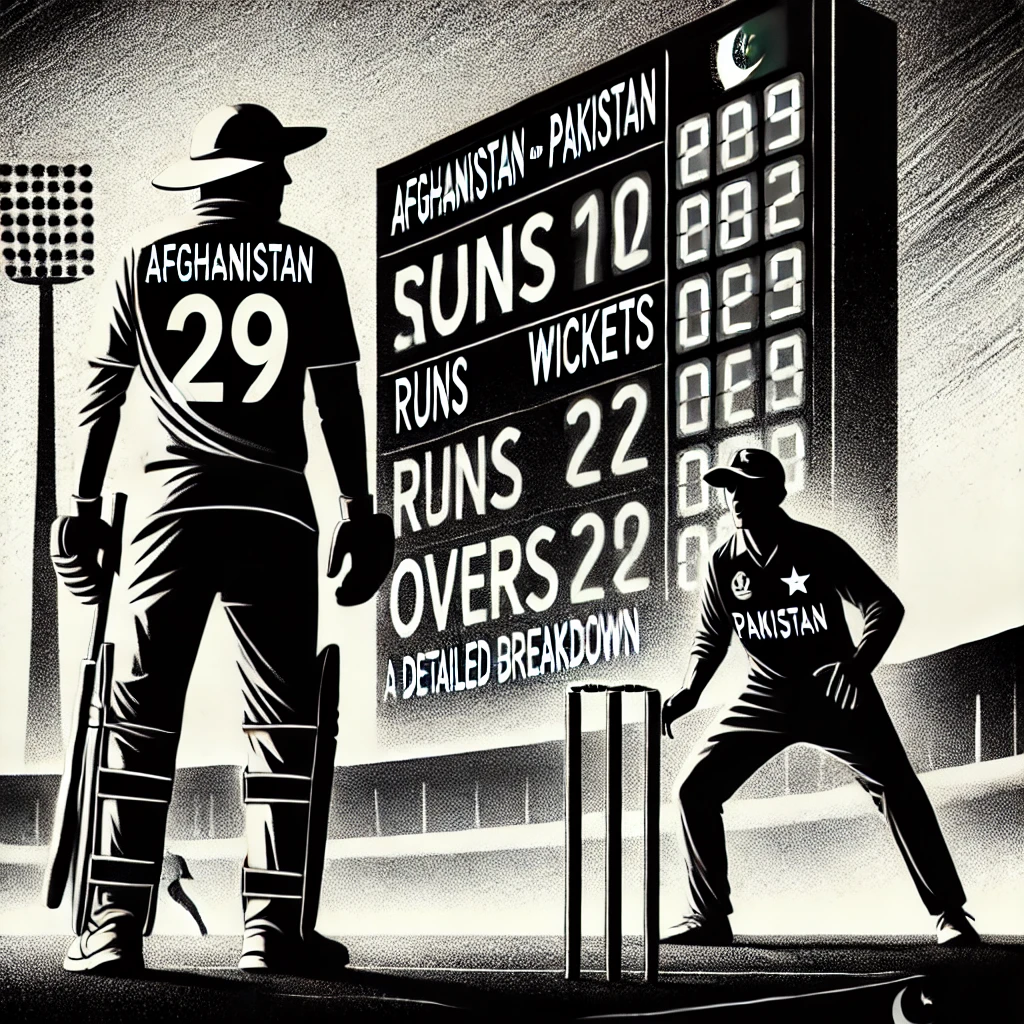Afghanistan vs Pakistan Match