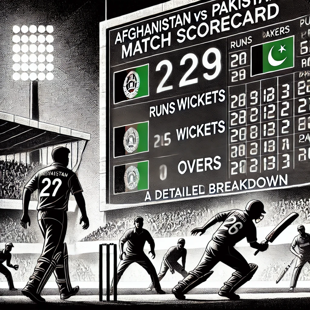 Afghanistan vs Pakistan