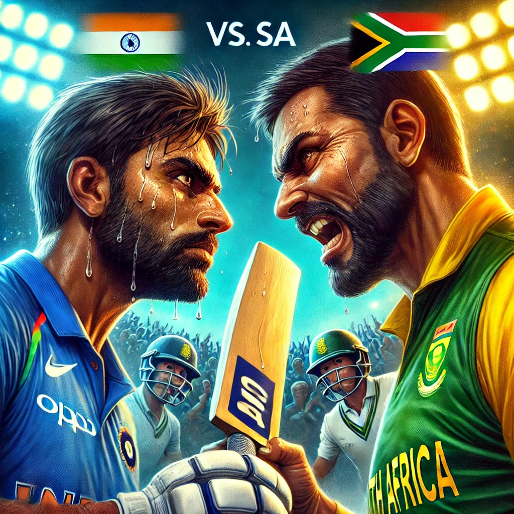 illustration IND vs SA_ Clash of Titans on Indian Soil