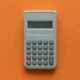 a calculator on a table