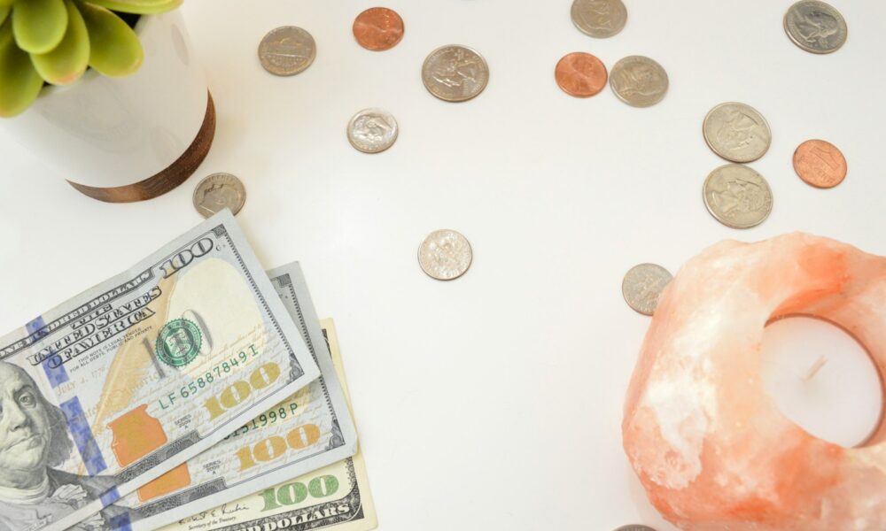 three assorted U.S. dollar banknotes