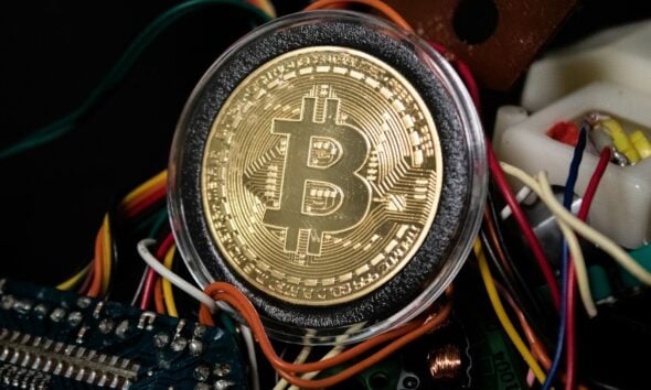 black and gold round ornament