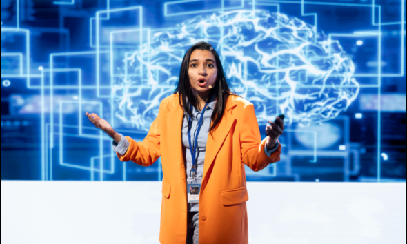 Decision Intelligence lady