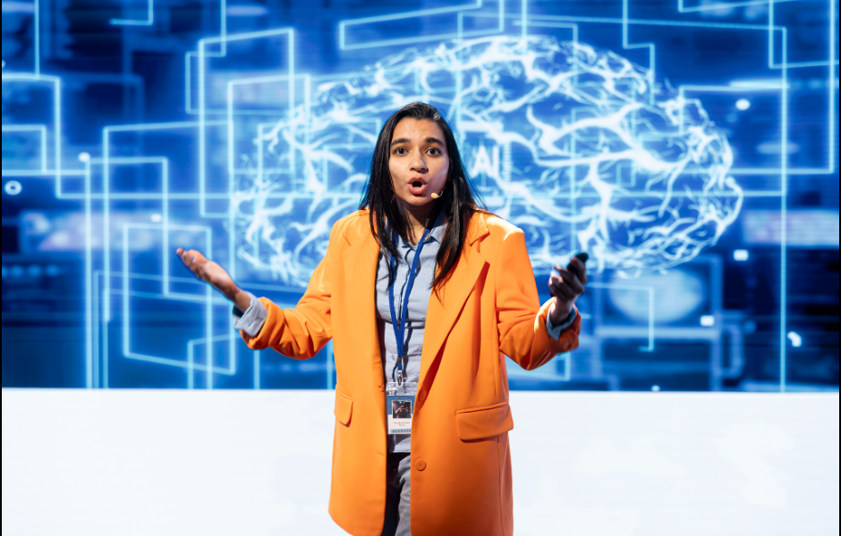 Decision Intelligence lady