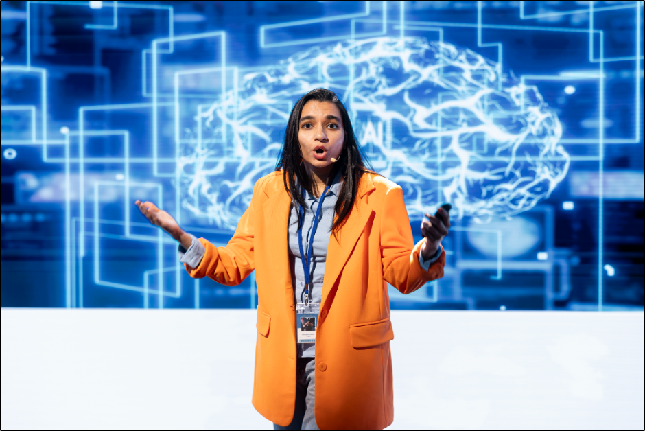 Decision Intelligence lady