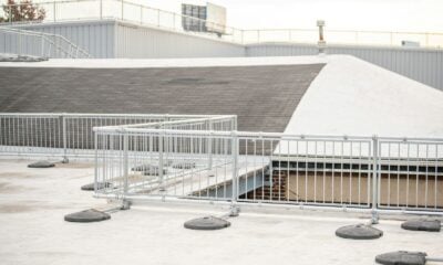 a man riding a skateboard on top of a ramp