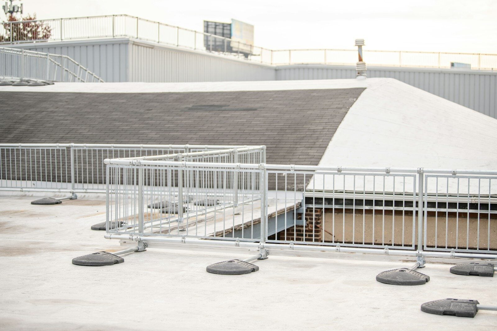 a man riding a skateboard on top of a ramp