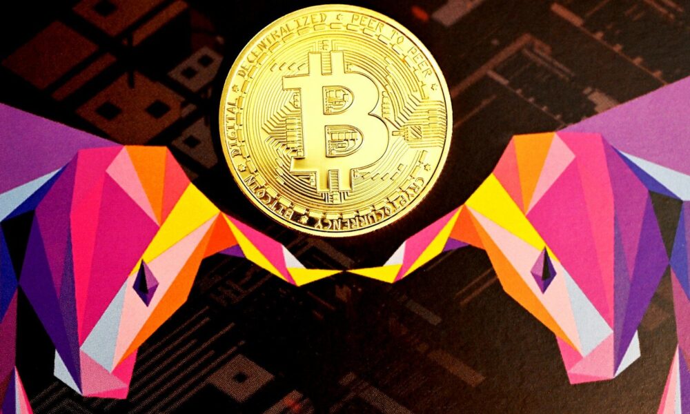 gold and white round ornament