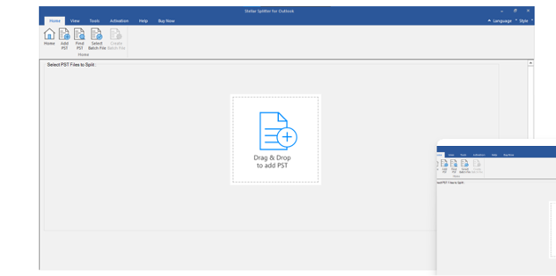 How to Split Large PST File into Smaller Parts of All Outlook Versions? 33 Splitting option section