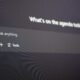 Digital interface with "ask anything" prompt.