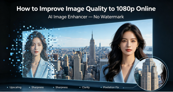 Improve image quality to 1080p online without watermarks